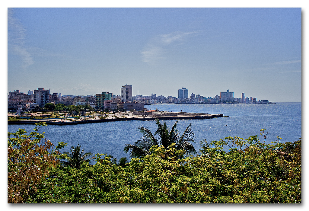 Havanna sett från fortet